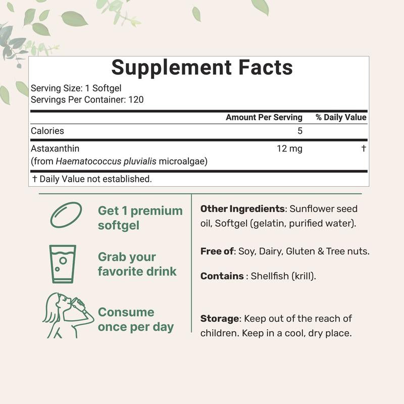 Luvara® Astaxanthin Tanning Pills